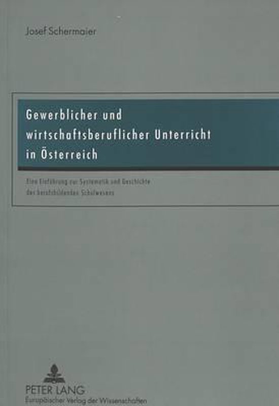 Gewerblicher und wirtschaftsberuflicher Unterricht in Öster ... - cover