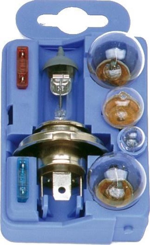 Kit d'ampoules de rechange Car Plus Auto H4 12 Volt 7 pièces