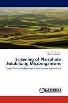 Screening of Phosphate Solubilizing Microorganisms