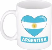 Hartje Argentinie mok / beker 300 ml