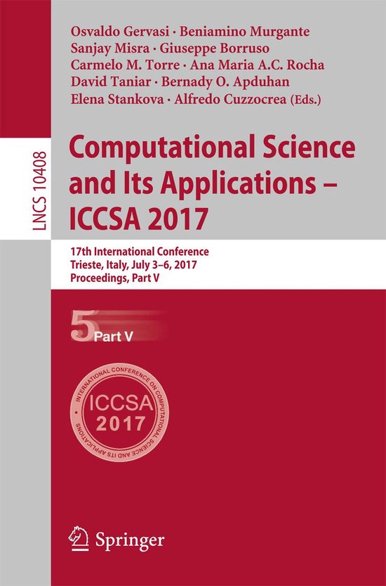 Springer Nature Proceedings Computer Science 5 - Computation ... - cover