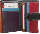 BURKELY Multicolour Creditcardhouder - Zwart Multi