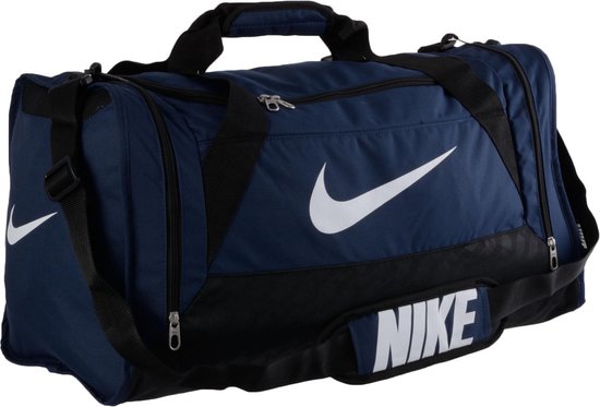 Regan Beugel namens Nike Brasilia 6 Duffel Sporttas Medium - Blauw | bol.com