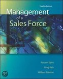 Management Of A Sales Force