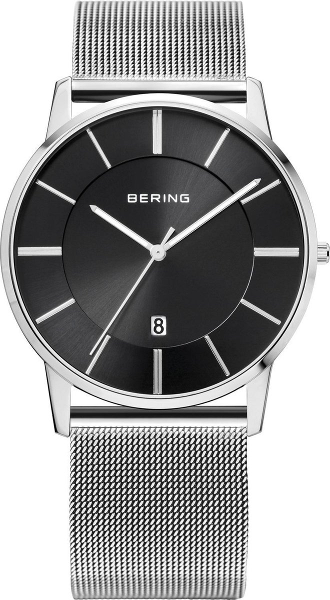 BERING 13139-002 - Horloge - Staal - Zilverkleurig - 39 mm