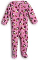 Meisjes pijama fleece met Ijsjes ontwerp (maat 6-12 maanden)