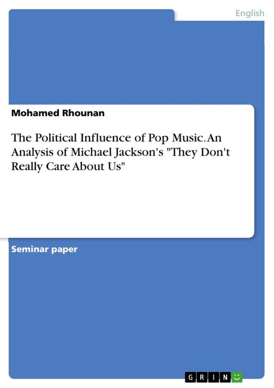 The Political Influence of Pop Music. An Analysis of Michael ... - cover
