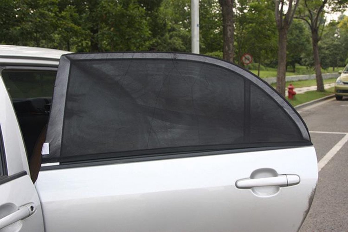 YP shade achterruit zonnescherm - Auto-zonnescherm - Zwart - Afmetingen 110cm x 50cm