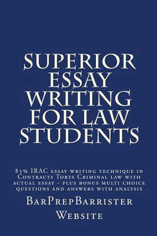 Superior Essay Writing For Law Students - cover