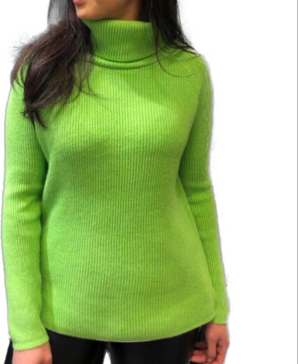 Aanval St Wijden col sweater neon groen | bol.com