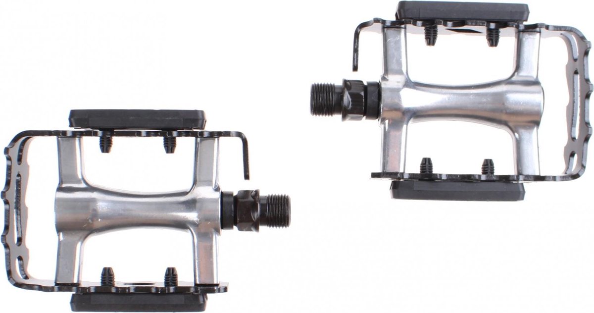 Mirage Atb/mtb Pedalen Antislip Zwart/zilver 9/16 Inch Reflectoren