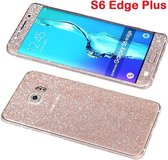 Galaxy S6 Edge Plus Diamond Sparkling / Bling Glitter Insulation Sticker  Film Case hoesje  Goud -