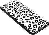 Luipaard back cover wit Geschikt Voor iPhone  6 / 6S