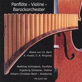 Panflöte, Violine, Barockorchester