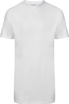 Slater 2700 - Lot de 2 t-shirts pour hommes Col rond Blanc Basic Extra Long Lot de 2 - XXL