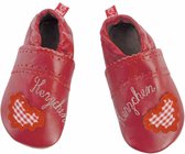 Anna und Paul chaussures bébé Herzchen rot