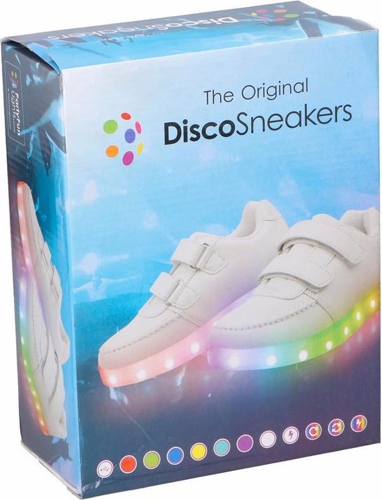 Gelovige Maand Menda City Lichtgevende disco sneakers / schoenen LED maat 25 - kinderen | bol.com