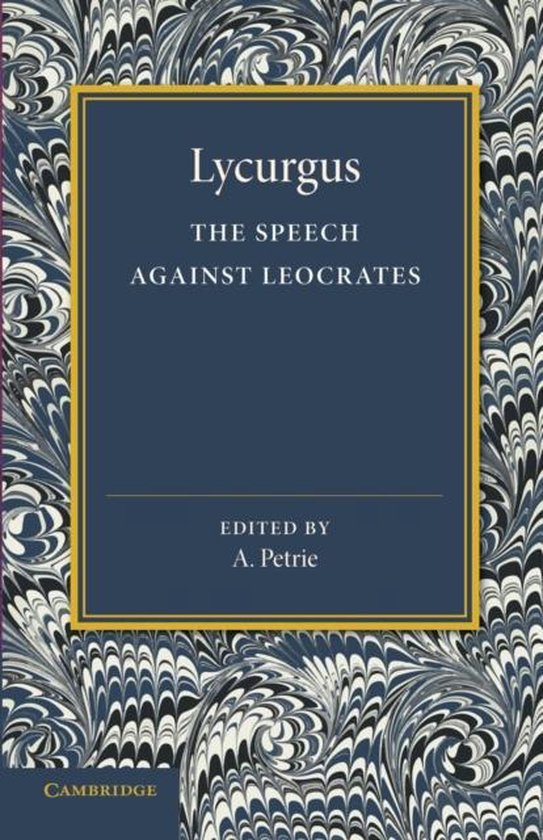 The Speech against Leocrates - cover