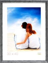 Deknudt Frames fotolijst S46DF7 - grijs met biesje - foto 20x20 cm