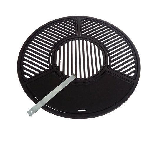 patroon ethisch versieren Gietijzeren grill combinatie set voor 57 CM Kogel BBQ o.a. geschikt voor  Weber 57cm | bol.com