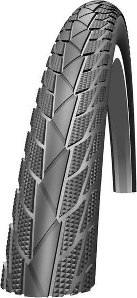 Buitenband 24x175 47-507 impac streetpac reflectie - ZWART