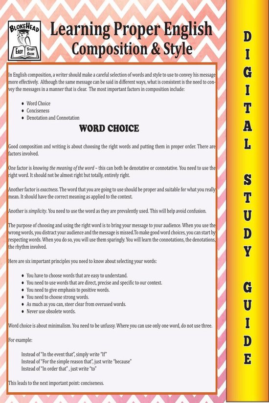 Blokehead Easy Study Guide - English Composition ( Blokehead ... - cover