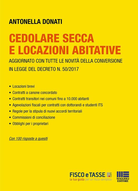Cedolare secca e locazioni abitative - cover