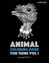 Animal Coloring Book For Teens Vol 1
