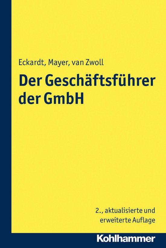 Der Geschäftsführer der GmbH - cover