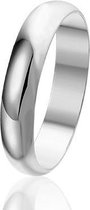 Montebello Ring Mariage - 925 Zilver Gerhod.- Trouw - 4mm - Maat 68-21.5mm