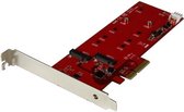 StarTech.com 2x M.2 SSD controller kaart PCI Express kaart