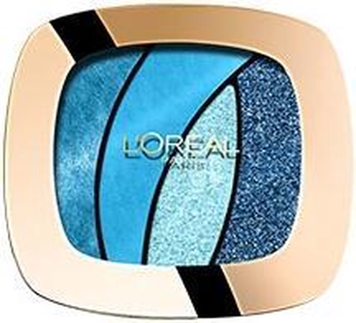Fard à Paupières L'Oréal Color Riche Quad S15 Turquoise Spell - Poudre Compacte, Neuf, Made In France