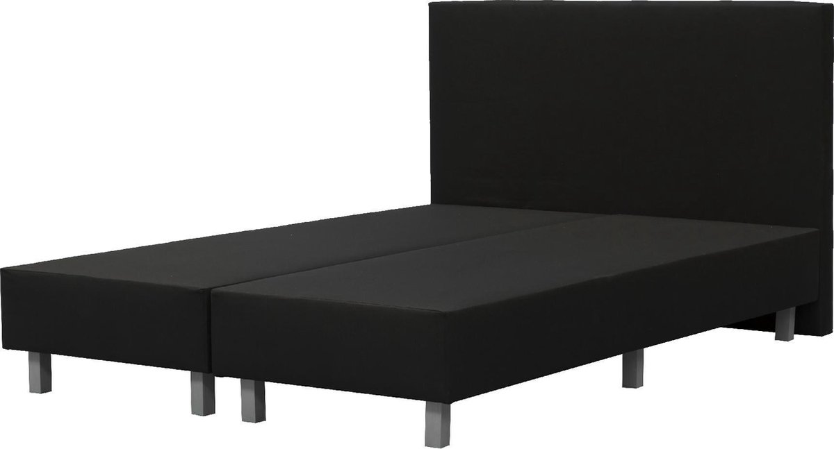 Boxspring - Amsterdam - 180x200 - Zwart - Stof