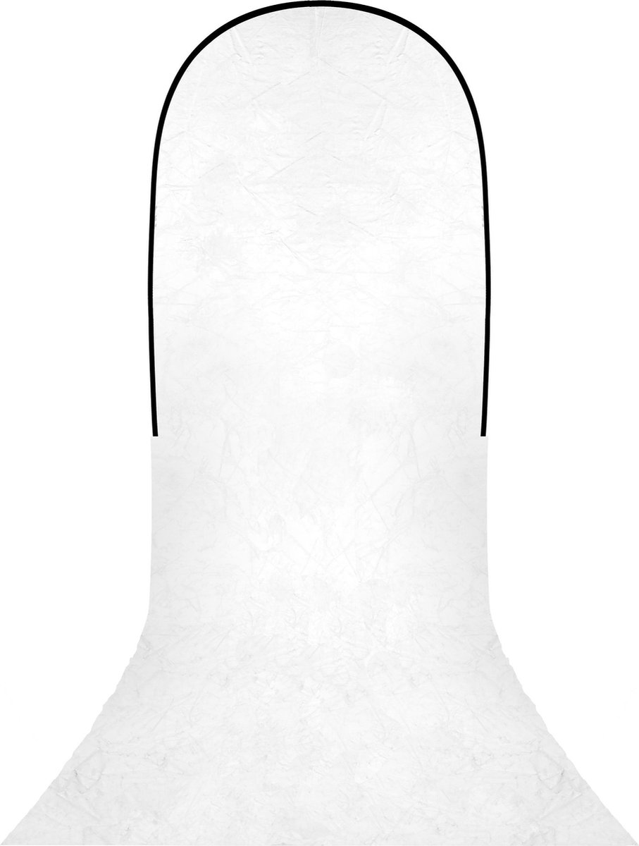 Bresser Opvouwbaar Achtergronddoek - BR-TR10 - 150x200x200cm - Incl Frame - Wit