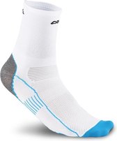 Craft Cool Run Sock - Sportsokken - Unisex - 46/48 - White/Blue