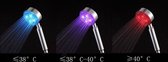 Douchekop | Handdouche |LED Shower | Chrome | Met gekleurde LED Verlichting | Kleuren bij watertemperatuur