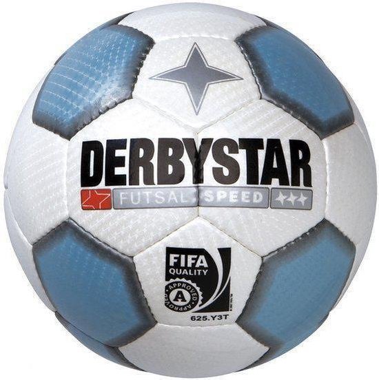 aspect prinses noedels Derbystar Futsal Speed - Voetbal - 4 - Wit / Blauw | bol.com