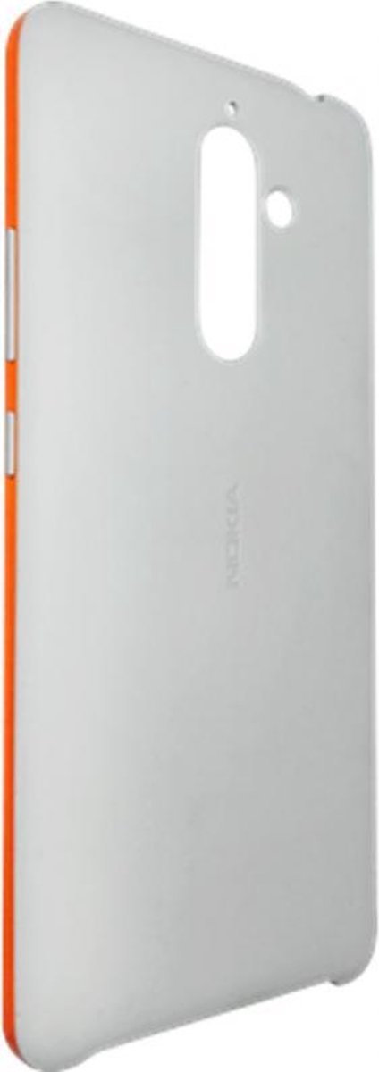 Nokia soft touch back case - grijs - voor Nokia 7 plus