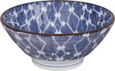 Tokyo Shibori blue bowl 17.5x7.5cm