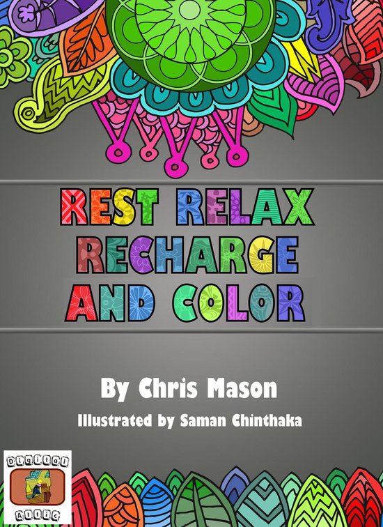 Rest Relax Recharge and Color - cover