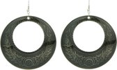 oorhangers met cirkelvormige hanger in vintage design