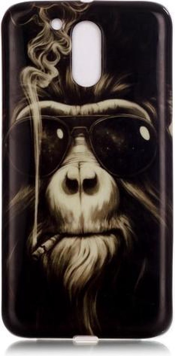 Smoking Monkey silicone hoesje Geschikt voor: Motorola Moto G 4de generatie