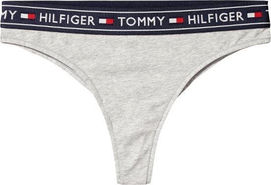 Tommy Hilfiger - Dames - Brazilian Slip - Grijs - L | bol.com