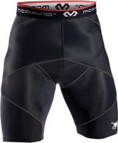 McDavid Cross Compressie Short Hardloopbroek - Maat M  - Unisex - zwart