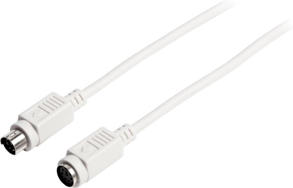 PS/2 Kabel PS/2 Male - PS/2 Female 2.00 m Ivoor
