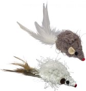 Nobby - Kat - Speelgoed - Pluche muizen - met catnip - 8 cm