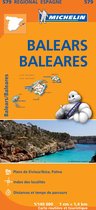 Regionale kaarten Michelin - Michelin Wegenkaart 579 Balears / Balearen