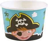 Amscan Piratenbakjes 8 Stuks 270 Ml 9 Cm