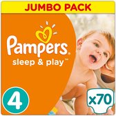 Pampers Sleep & Play - Maat 4 (Maxi) 8-16 kg - 70 Stuks - Luiers