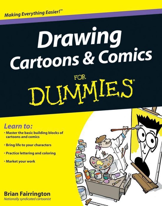 Drawing Cartoons and Comics For Dummies - cover